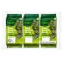 Bibigo Wasabi Nori Tang Snack (3x5g) - 3 pakker á 5g nori tangsnacks med lækker smag af wasabi. Pakket for maksimal friskhed og sprødhed.