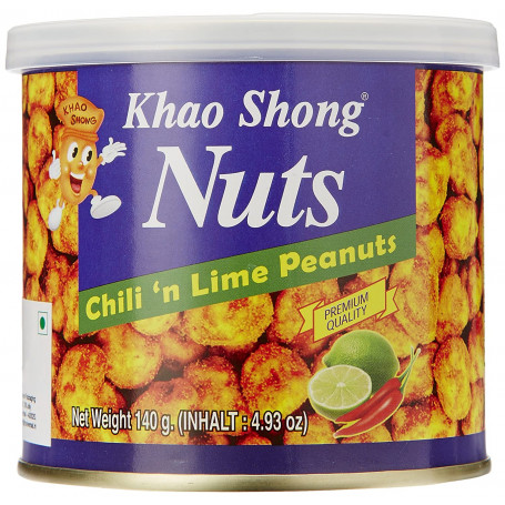 Nødder Khao Shong Chili Lime Peanuts 140g RK08999