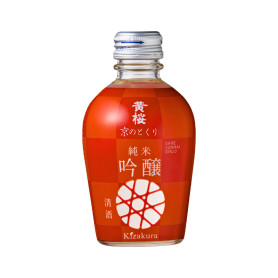 Sake Kizakura Kyo no Tokuri Junmai Ginjo Sake 180ml EA11173