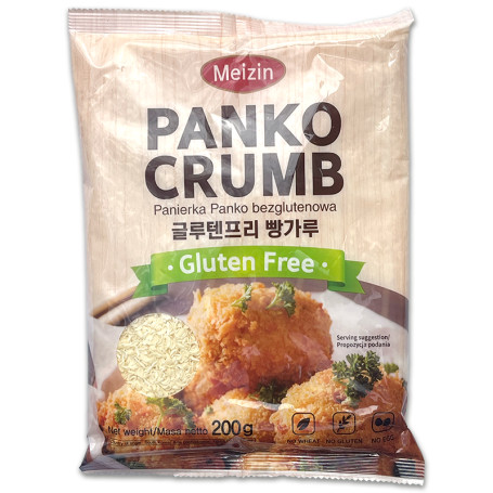 NYHED - Meizin Glutenfri Panko Rasp 200g - Glutenfri panko rasp fra koreanske Meizin - Panko rasp af god kvalitet, men nu også glutenfri! Giv dine retter et allergivenligt crispy crunch :)