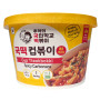 Cook Tok Big Cup Tteokbokki Mild Spicy Carbonara Halal 140g - Lækre, chewy koreanske riskager, Tteokbokki, svøbt i lækker spicy carbonara sauce. Tilberedes direkte i koppen på få minutter - den perfekte hurtige snack :D