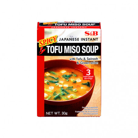 Suppebaser S&B Instant Miso Suppe Spicy Miso GA00841