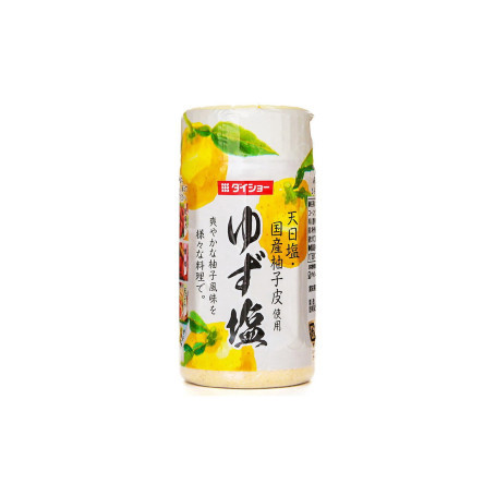 Datotilbud - (22/10-2026) - Daisho Yuzu Salt 80g - Fantastisk kryddersalt fra Daisho med yuzu skal og sort peber - enormt aromatisk og meget drøjt i brug. Skønt til alt fra kød til grøntsager.