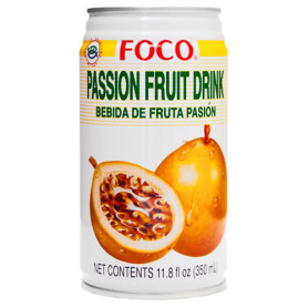 Læskedrikke STOP MADSPILD (BEDST FØR 11/10/26) - FOCO Passion Fruit Drink 350ml QN05012X