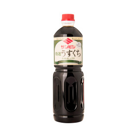 Soja sauce STOP MADSPILD (BEDST FØR 31/10/26) - Sanbishi Usukuchi Lys Soja Sauce 1L CD01320X