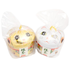 Matcha Te 100% ren japansk premium matcha te pulver i Manekineko metaldåse 30g QB53498