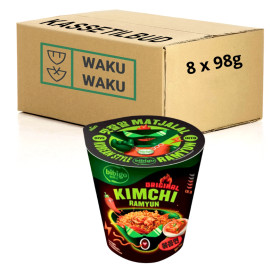 Nudler STOP MADSPILD (BEDST FØR 19/08/26) - KASSETILBUD (8 stk.) - Bibigo Original Kimchi Ramyun Cup 98g AC91763X-KS