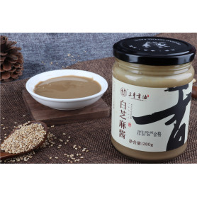 Sesam STOP MADSPILD (BEDST FØR 08/10/26) - Sanfeng Sesam Pasta 280g BB45011X