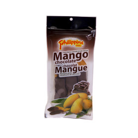 Slik & snacks Philippine Brand Chokoladeovertrukket Mango Skiver 65g RN11028