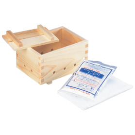 Tofu DIY Kit - Tofu Presse I Træ m. Tilbehør