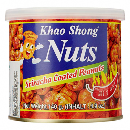 Nødder Khao Shong Sriracha Peanuts 140g RKT0160