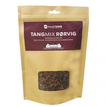 Dansk Tang - Tangmix Rørvig 50g - Tangmix Rørvig fra Dansk Tang indeholder finthakket tang af alle de bedste typer man finder i farvandet omkring Rørvig.