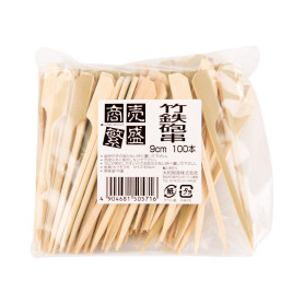 Teppo Gushi Bambus Spyd 9cm 100stk