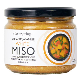 Clearspring White Miso - Økologisk Upasteuriseret Hvid Miso