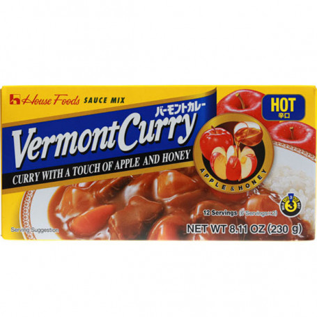 Specialiteter Vermont Curry Karakuchi Hot 230g JA00020