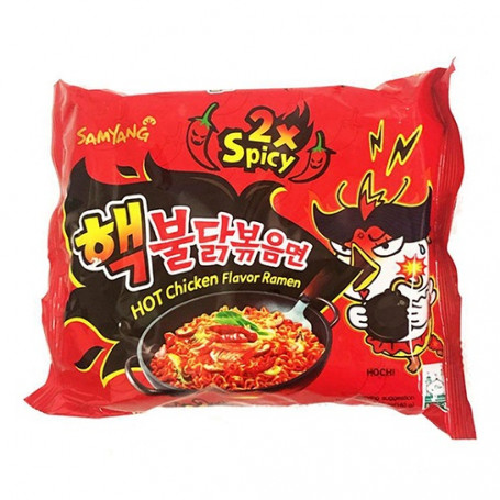 Instant nudler Samyang 2x Spicy Nuclear Hot Chicken Ramen Instant Nudler AC30014