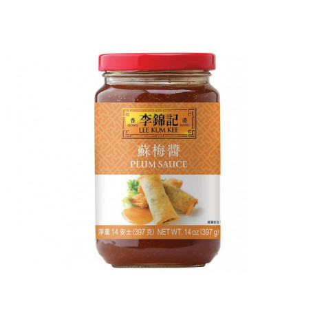 Lee Kum Kee Plum Sauce 397g - Lee Kum Kee er kendt for deres fantastiske saucer med autentisk smag og konsistens - og denne Plum Sauce er ingen undtagelse!