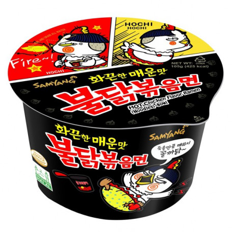 Instant nudler Samyang Hot Chicken Big Bowl Ramen Instant Nudler AC30030