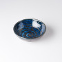Skåle Japansk Keramik Skål 13cm Blå Kobber Hvirvel VHC3824