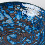 Skåle Japansk Keramik Dyb Tallerken 24cm Blå Kobber Hvirvel VHC3765