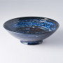 Skåle Japansk Keramik Ramen Skål 25cm Blå Kobber Hvirvel VHC3804