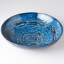 Skåle Japansk Keramik Skål 28cm Blå Kobber Hvirvel VHC3857
