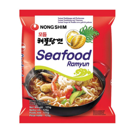 Forside Nongshim Seafood Ramyun Instant Nudler AC08742
