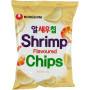 Nongshim Saeukkang Shrimp Chips - Luftige snacks fra koreanske Nongshim med rejesmag. Super sprøde og fantastiske at dyppe i en lækker sauce!