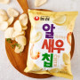 Nongshim Saeukkang Shrimp Chips - Luftige snacks fra koreanske Nongshim med rejesmag. Super sprøde og fantastiske at dyppe i en lækker sauce!