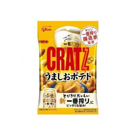Chips og snacks STOP MADSPILD (BEDST FØR 31/03/22) - Glico Cratz Salted Potato & Almond Snack RM00100