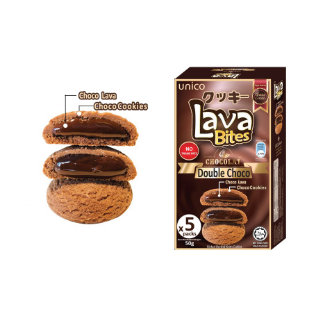 Kage Unico Lava Bites Double Choco Cokolade Cookies RM95012