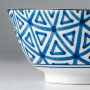 Skåle Japansk Keramik Skål 13cm Indigo Trekanter VHC6426A