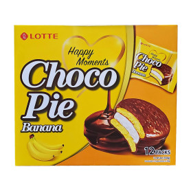 Kage Lotte Choco Pie Banana 12 stk RM20203