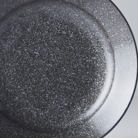 Tallerkener Japansk Keramik Frokost Tallerken 17cm Mat Sort VHC7964