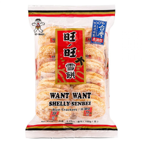 Chips og snacks WantWant Snowy Senbei Crackers RD00822