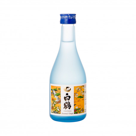 Hakutsuru Superior Junmai Ginjo Sake 300ml - Hakutsuru Superior er en japansk Junmai Ginjo Sake med indbydende, blomstret aroma og en blid, frugtig smag med en let tør finish.  