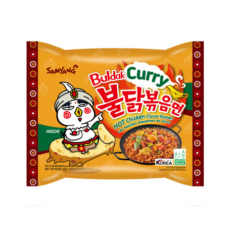 Instant nudler Samyang Buldak Curry Hot Chicken Ramen Instant Nudler AC30011