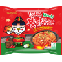 STOP MADSPILD (BEDST FØR 15/05/24) - KASSETILBUD Samyang Hot Chicken Kimchi Ramen Instant Nudler - Vanvittigt tilbud på kasse med 40 stk. koreanske instant nudler fra Samyang med spicy kyllingesmag og kimchi!