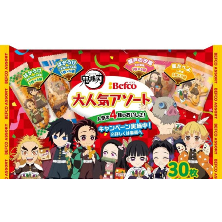 Chips og snacks Kuriyama Befco Senbei Cracker Mix - Demon Slayer RR95001