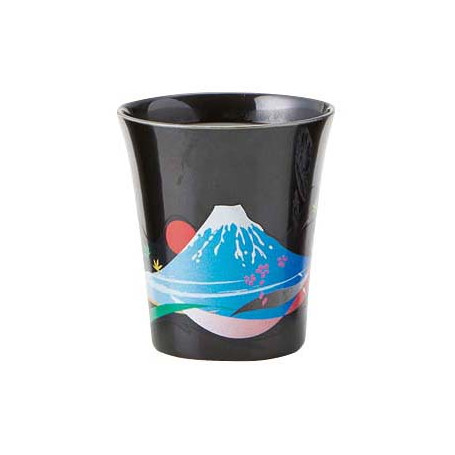 Kopper Keramisk Farveskiftende Kop Mount Fuji Sort VZ13249
