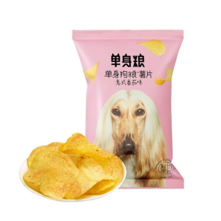 Chips og snacks DanShen Liang Single Dog Tomato Chips RR00244