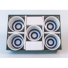 Sake udstyr Masumi Kikikojo sæt med 5 sake kopper VZ31232