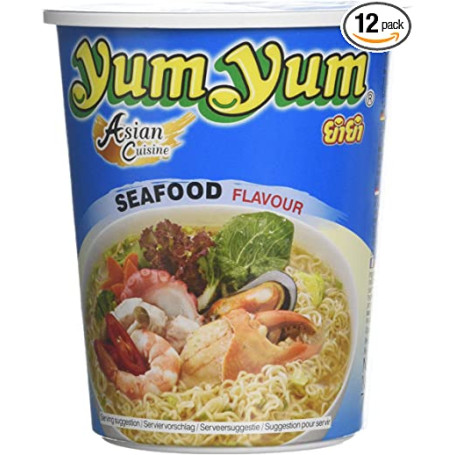 Instant nudler Yum Yum Cup SeafoodFlavour Instant Kop Nudler 70g AC03483