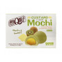 Custard Kiwi Mochi 168g - Blødt mochi-slik fremstillet af klæberis med en lækker midte af forfriskende kiwicreme.