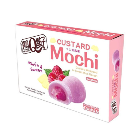 Mochi Custard Raspberry Mochi 168g RN70572