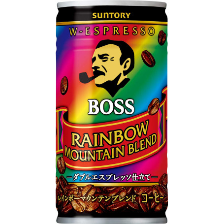 Læskedrikke Boss Coffee RAINBOW Mountain Blend Japansk Kaffe 185ml QN33027