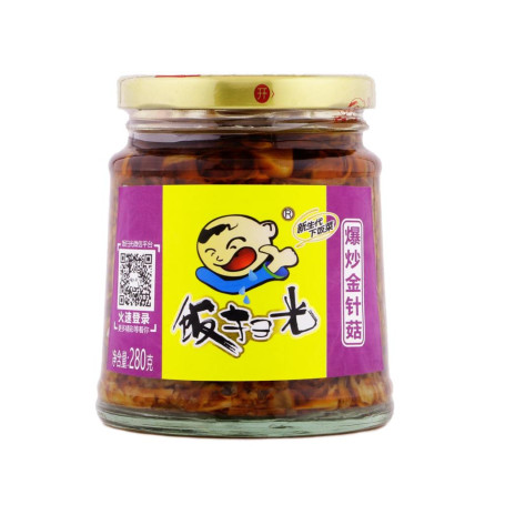 Syltede varer Pickled Enoki Mushroom Vegetable Sauce 280g FA50100