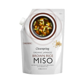 Miso Clearspring Brown Rice Miso - Hele Bønner og Brun Ris Miso Økologisk 300g GA00473
