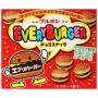 Bourbon Everyburger Chokolade Kiks - Everyburger er lækker mælkechokolade mellem to sprøde kiks, toppet med sesamfrø - præcis så det ligner en lækker miniburger! ;)