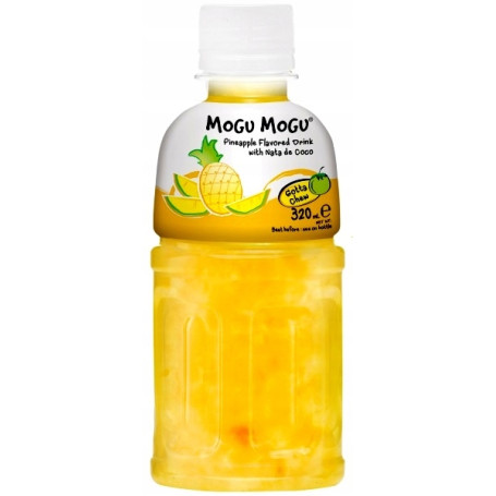 Læskedrikke Mogu Mogu Pineapple Nata de Coco Frugt Drik 320ml QN75133